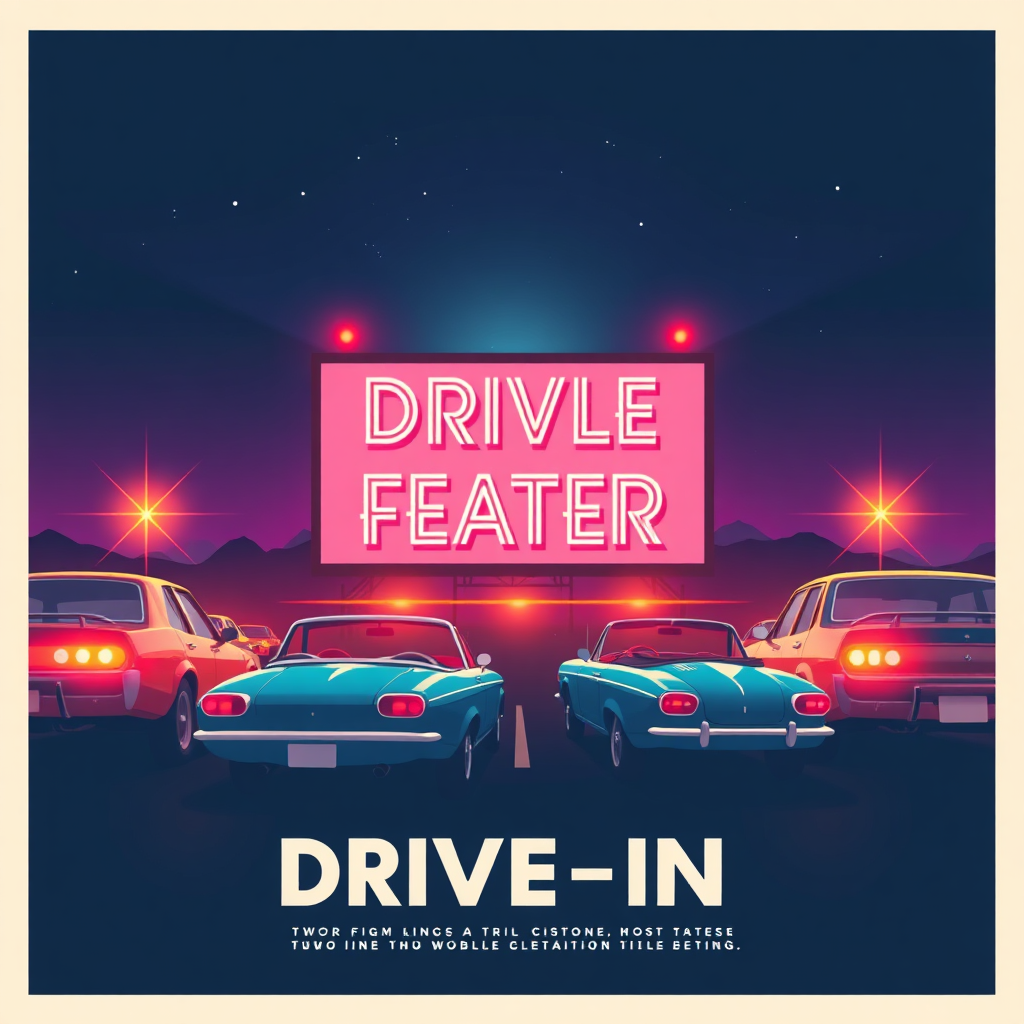 Double feature poster artwork