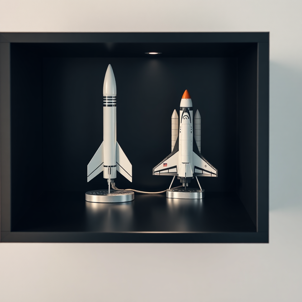 Scale rocket models