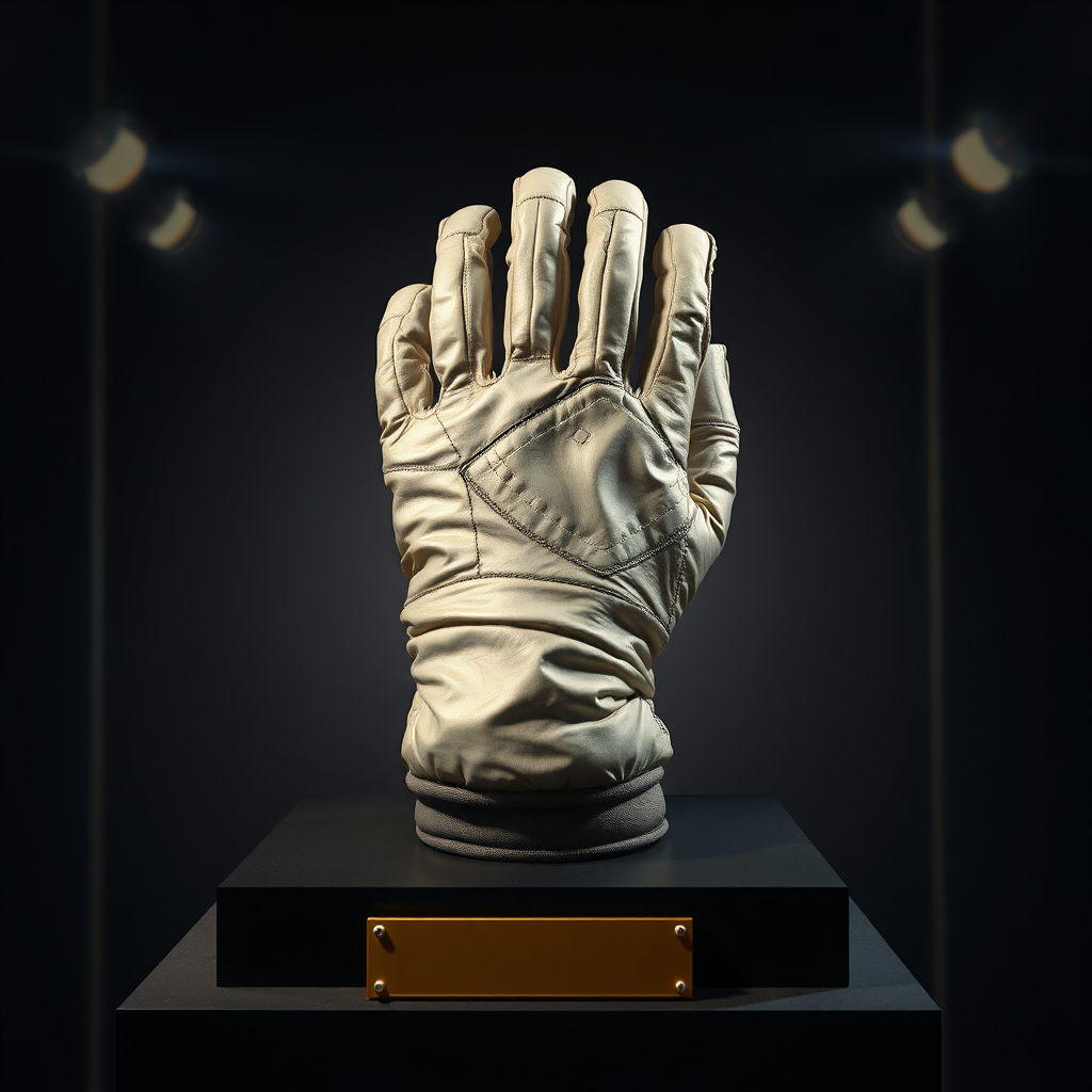 Astronaut glove display