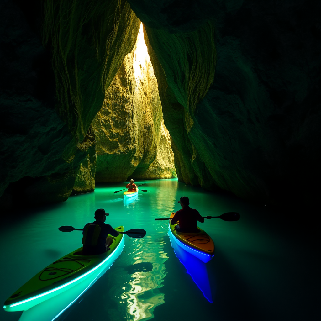 Underground Glow Kayaking