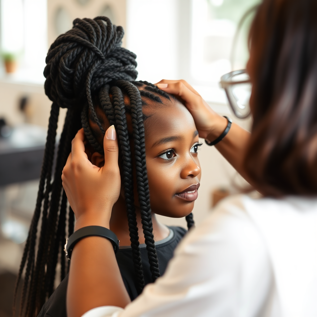 Tresses africaines en douceur