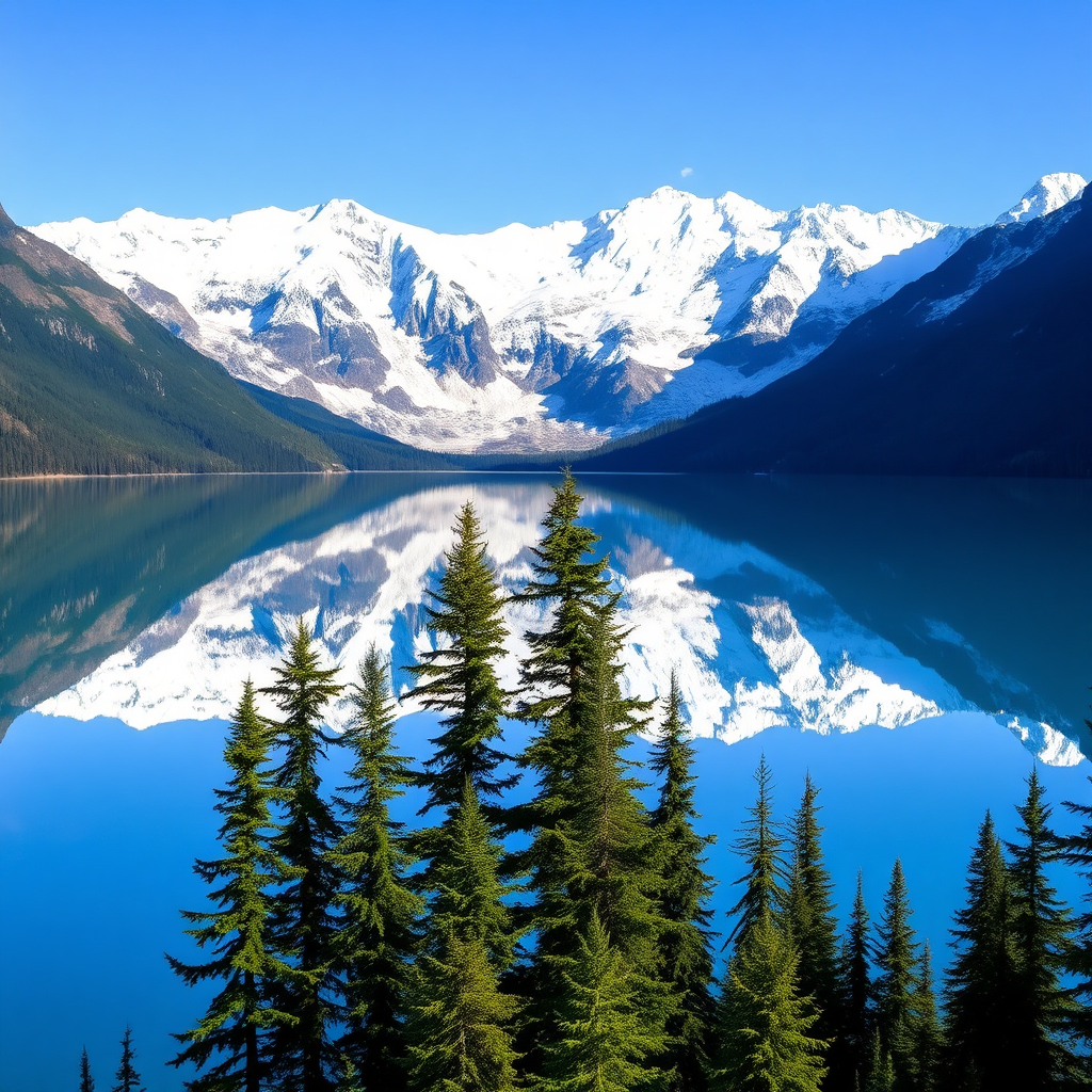 Paysage majestueux de l'Alaska
