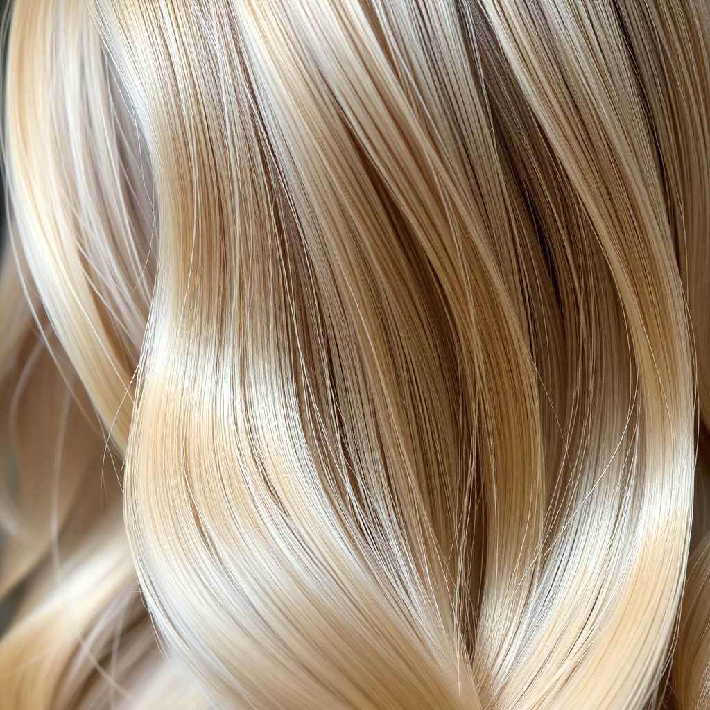 Mèches blondes lumineuses