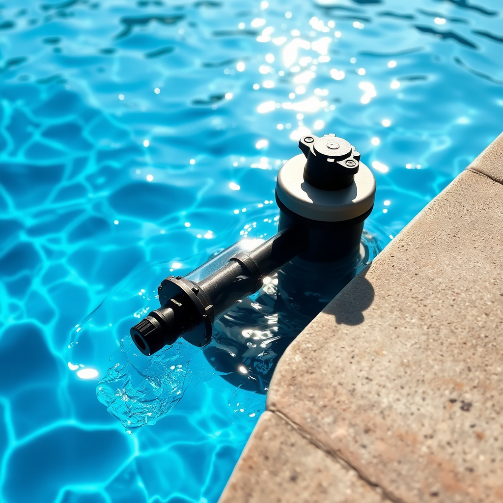 Détail filtration piscine