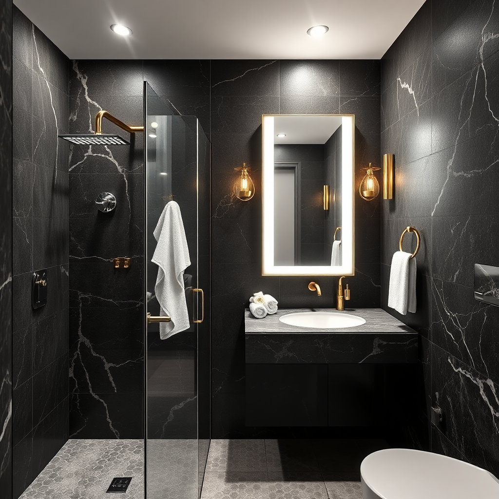 Rénovation salle de bain luxe