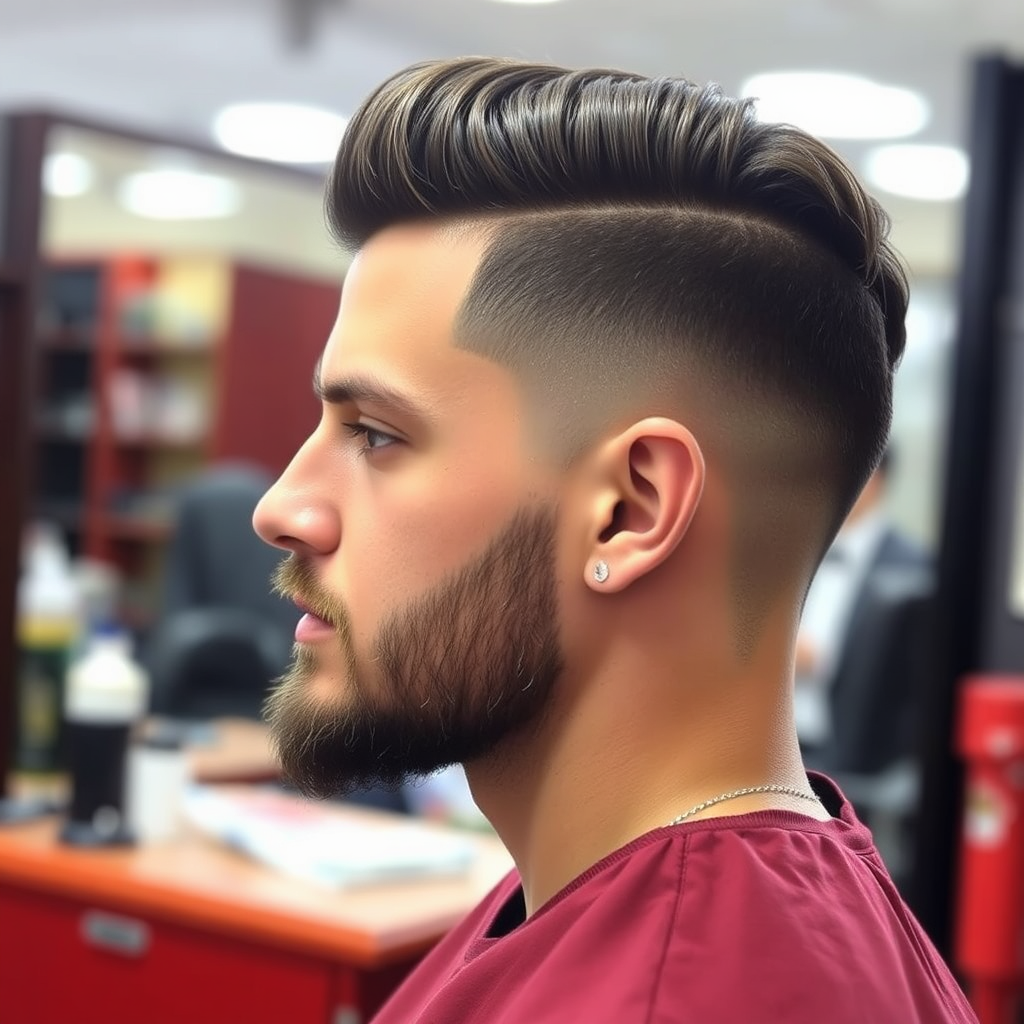 Coupe homme dégradé