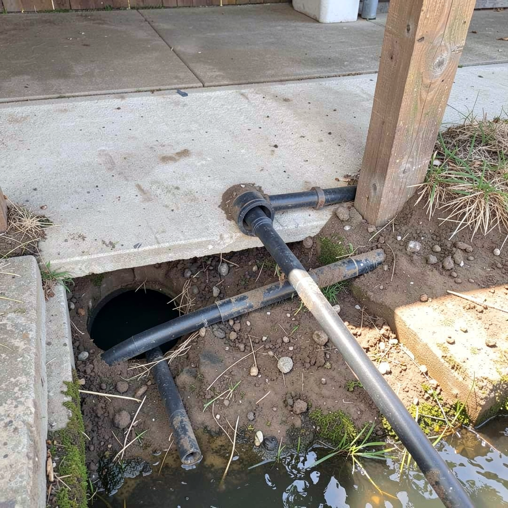 Sump pump and drainage system