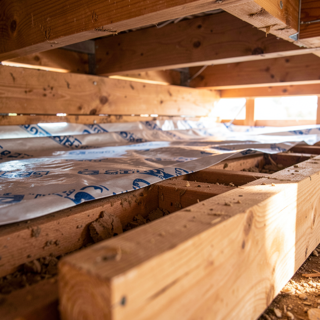 Vapor barrier installation
