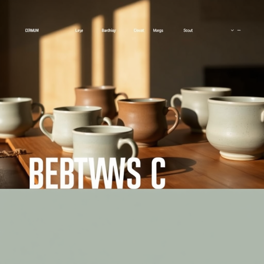 Artisan ceramics e-commerce project