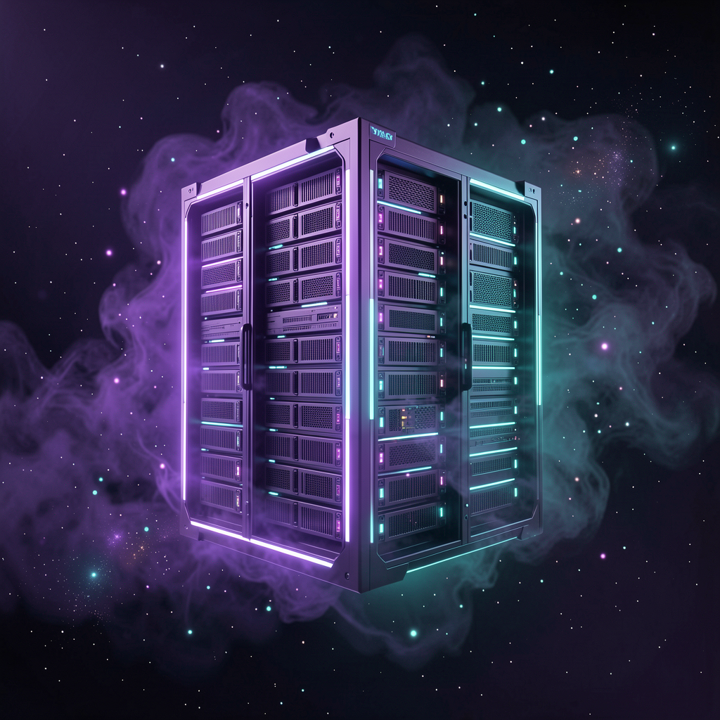 Magical Server Illustration