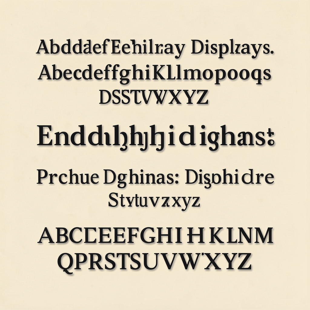 Premium fonts preview