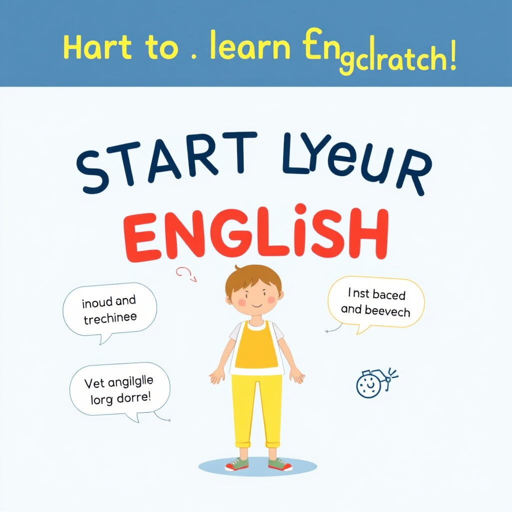 Persona aprendiendo inglés desde cero