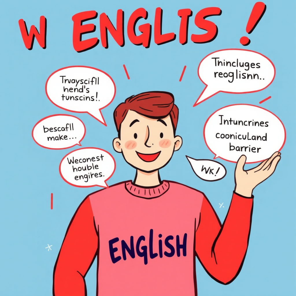 Persona mejorando su fluidez en inglés