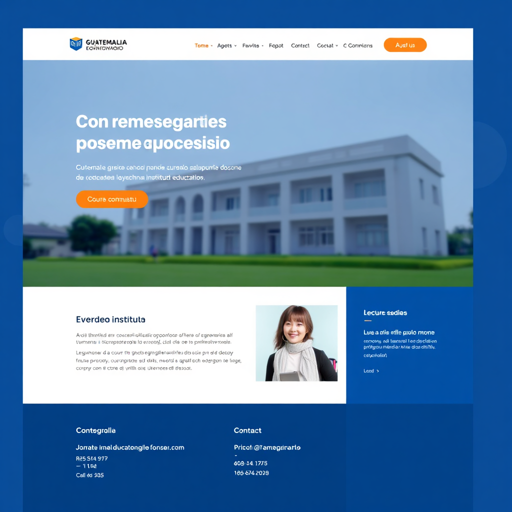 Sitio web para institución educativa en Guatemala