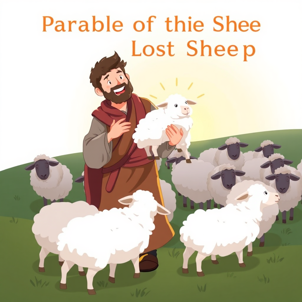Illustration of the Lost Sheep