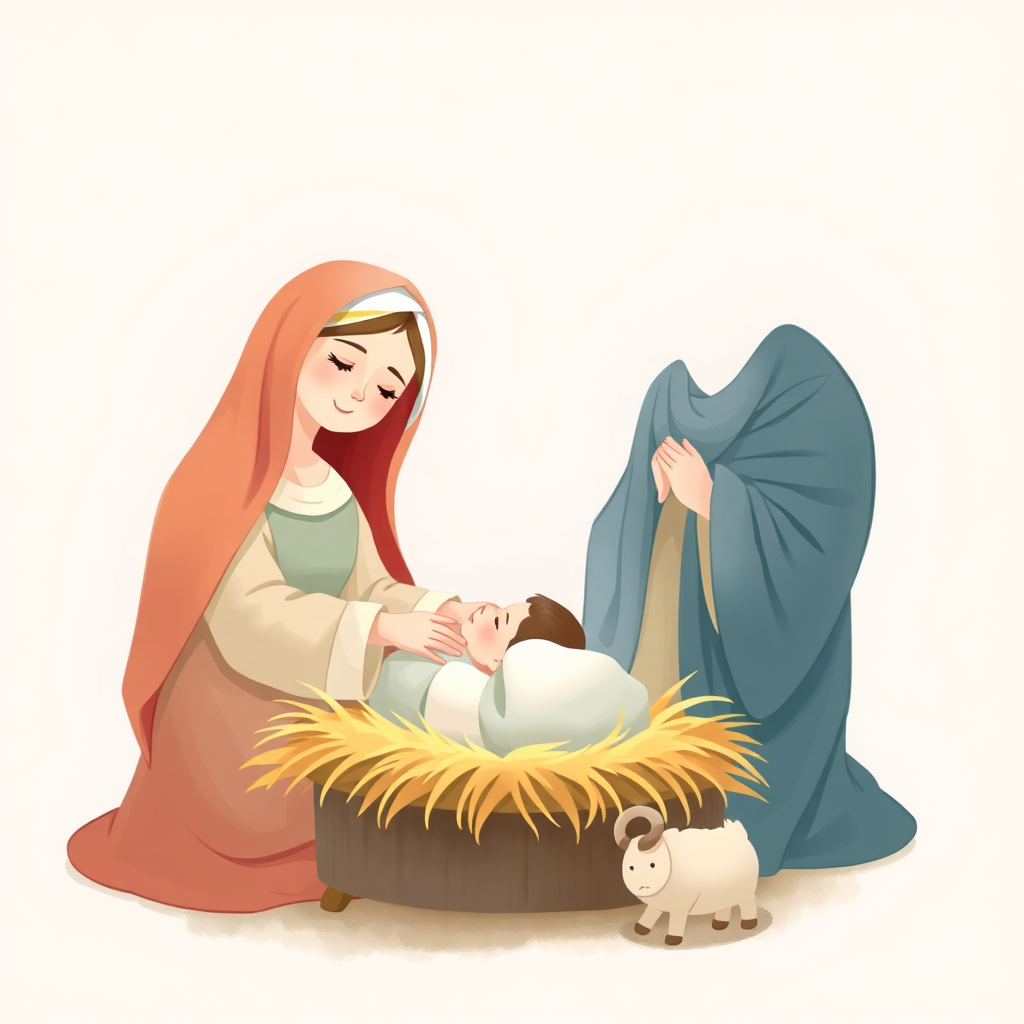Illustration of Jesus' Birth