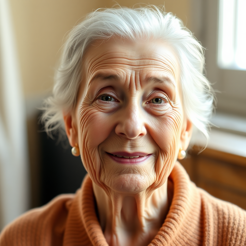 Elderly Parishioner Portrait