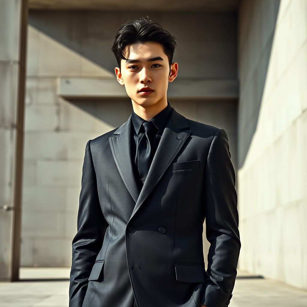 Jae-hyeok Lee in tailored suit