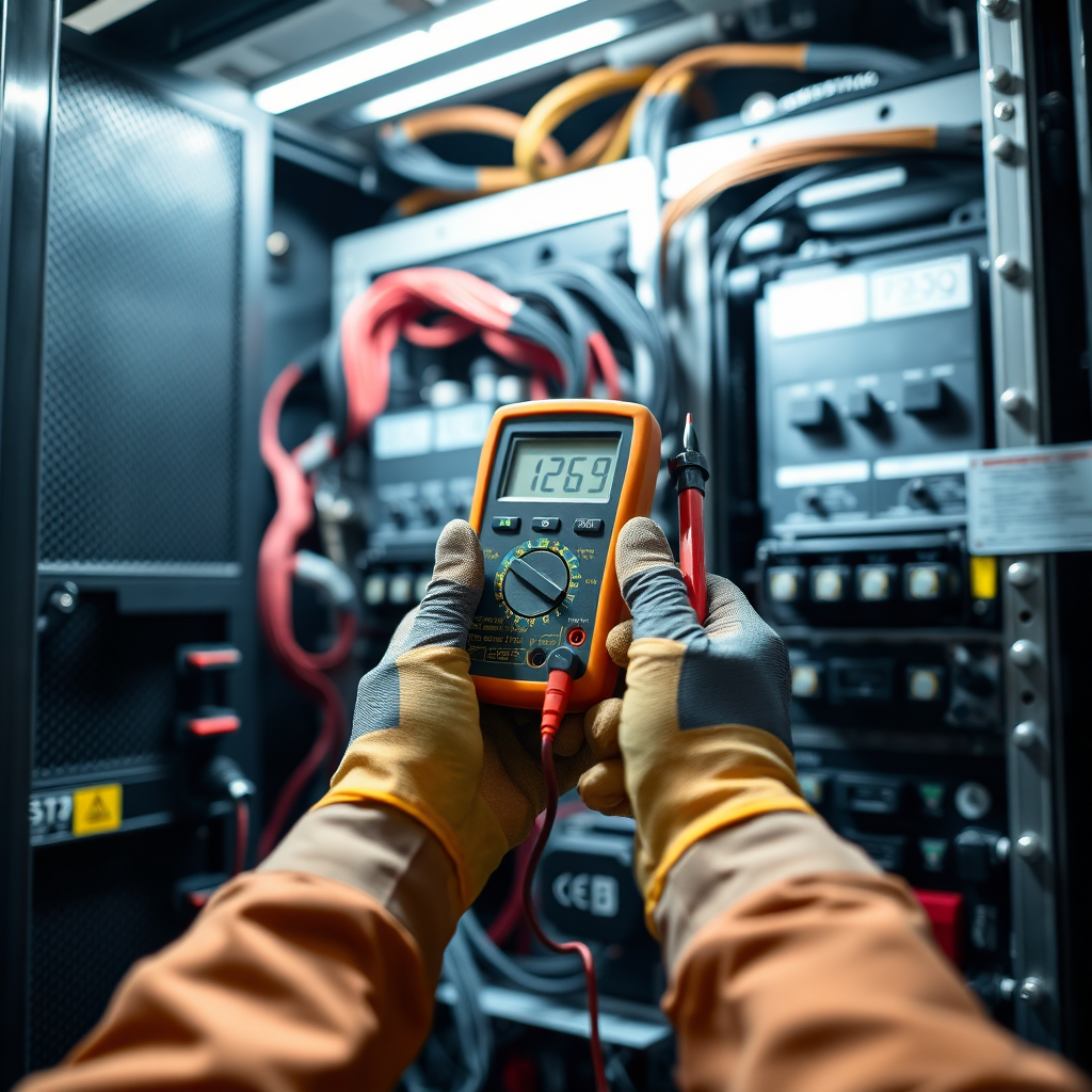 Technicus test UPS batterij