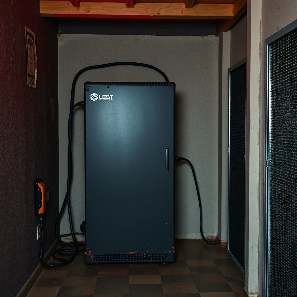 Verouderde UPS in serverruimte