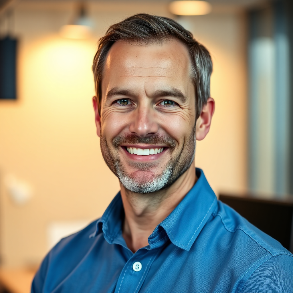 Portret van de oprichter