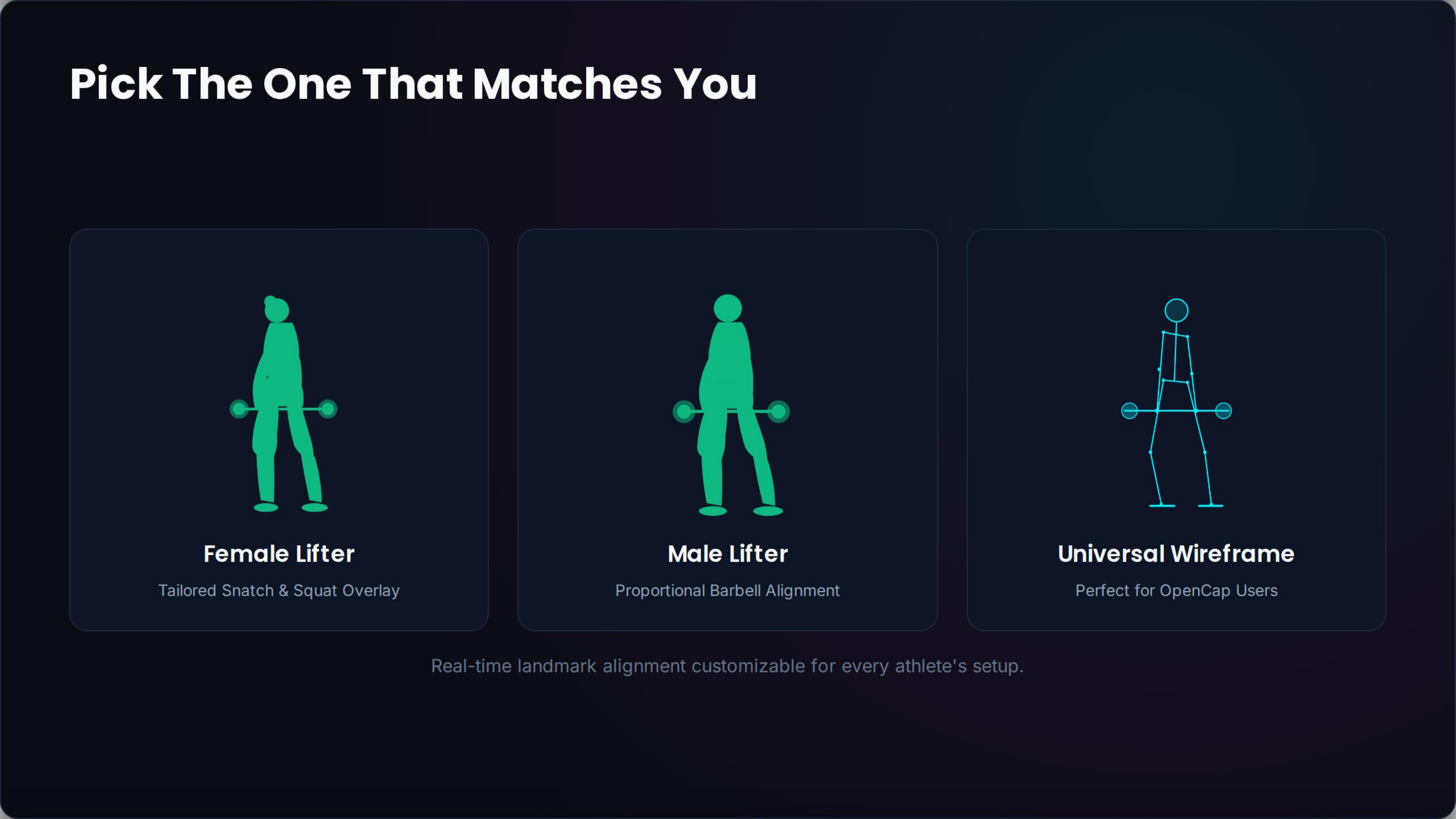Pick the silhouette that matches you