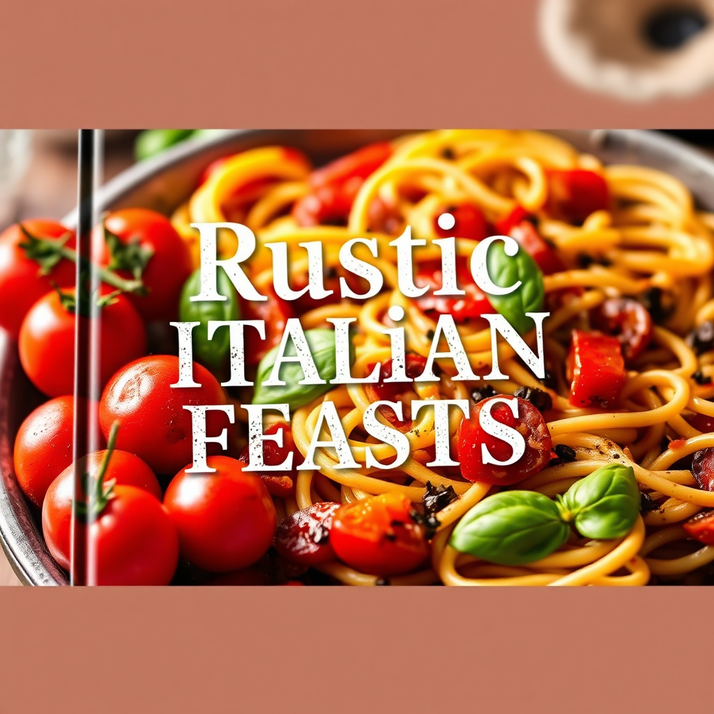 Rustic Italian Feasts Cookbook Cover