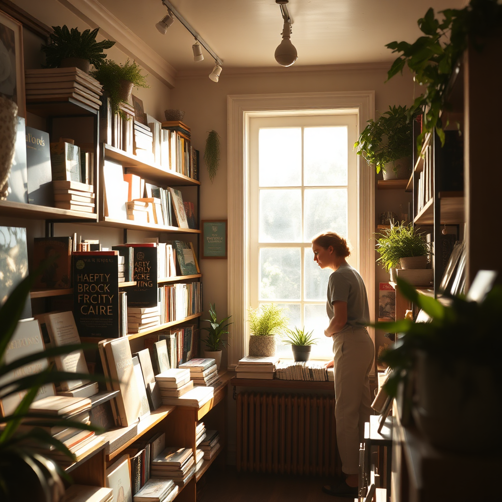Interior of the Healthy Eats Cookbook Store
