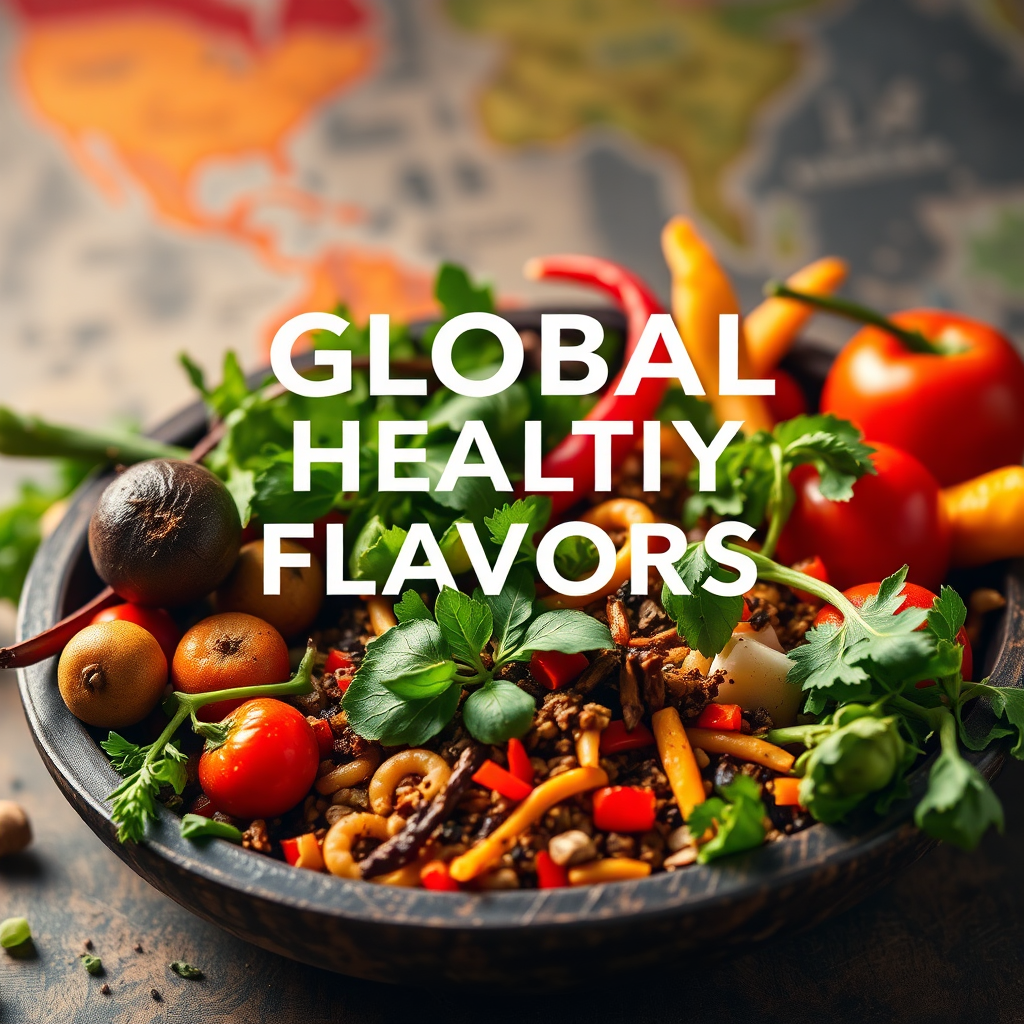 Global Healthy Flavors Cookbook Cover