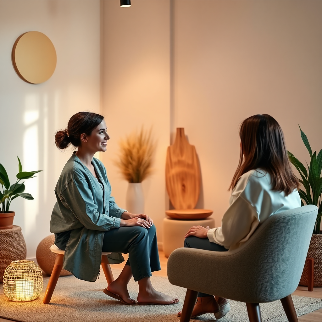 Illustration représentant une pratique bien-être