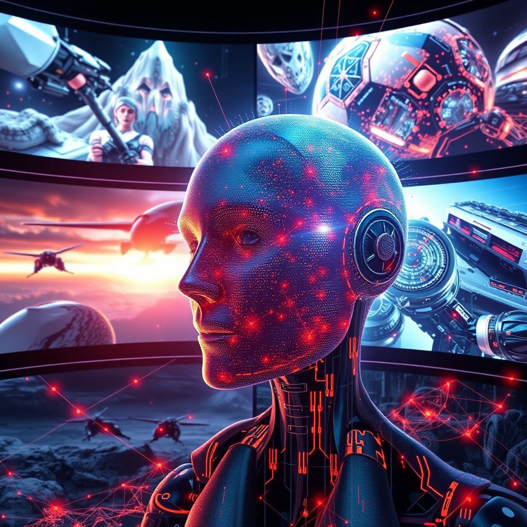 An AI interface for storytelling and production