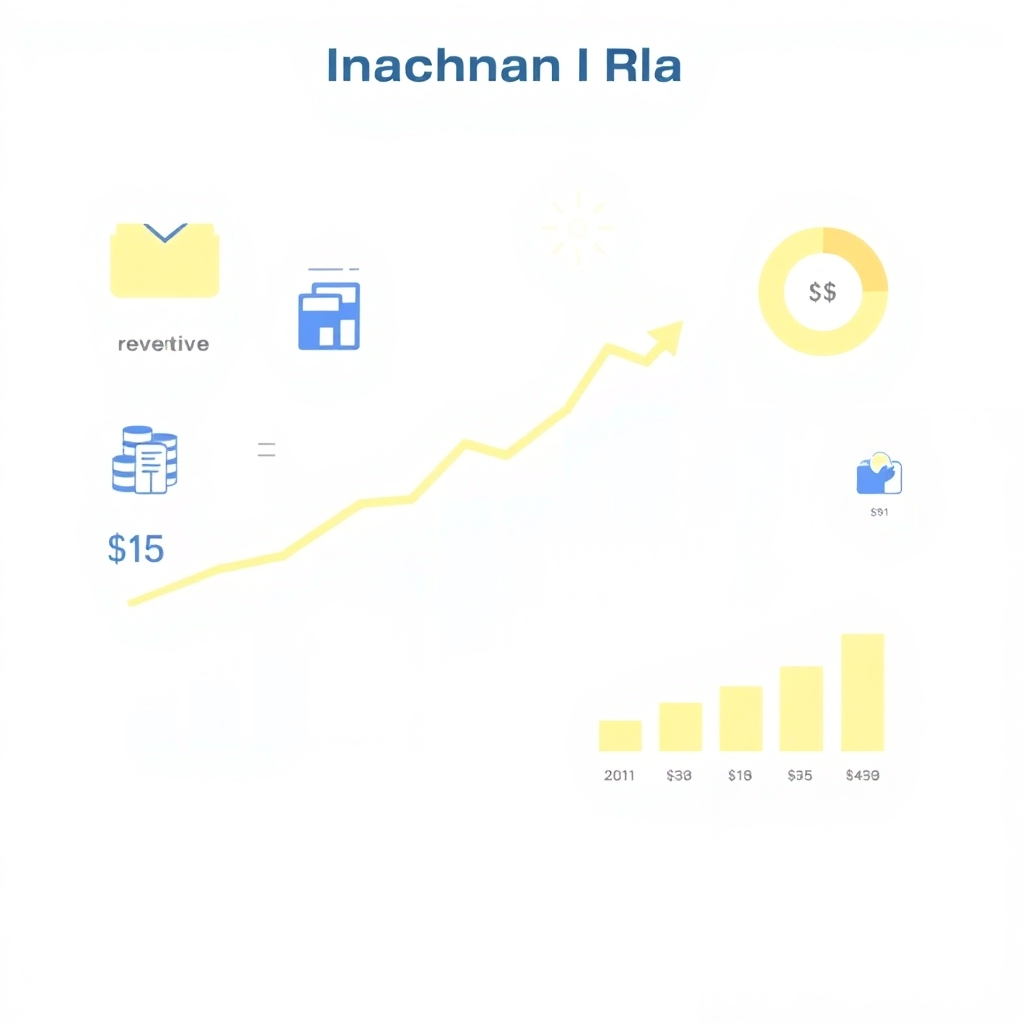 A stylized image depicting a financial plan, using icons and charts to represent revenue, expenses and profit margins. The style should be modern and easy to understand.