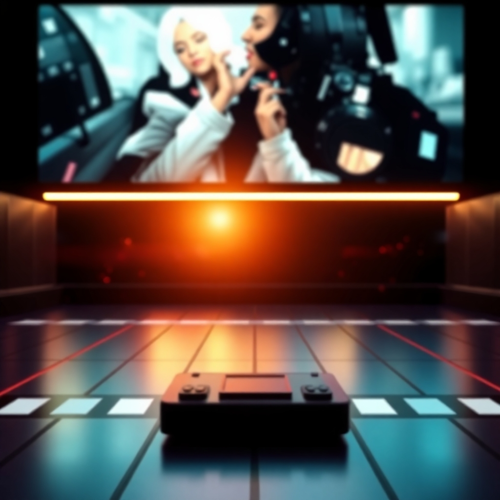 Stylized image: An example of a high-quality video edit. The focus is on showcasing polished visuals, sound effects, and transitions.