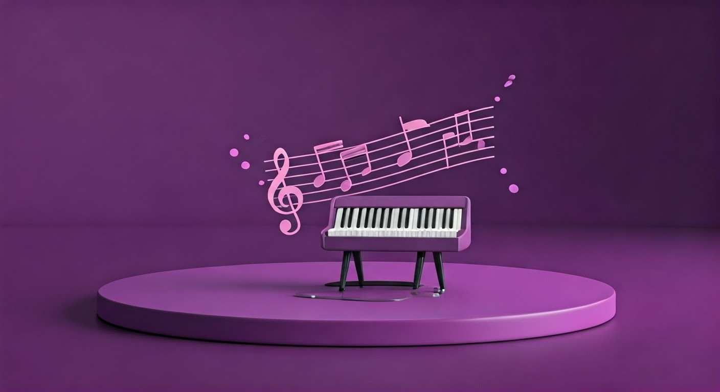 A book open with words floating out and transforming into miniature landscapes filled with musical instruments. The landscapes should be diverse and detailed, representing different genres and styles of music. Use vibrant colors and dynamic lighting to create a sense of wonder and adventure. Photorealistic with artistic embellishments.