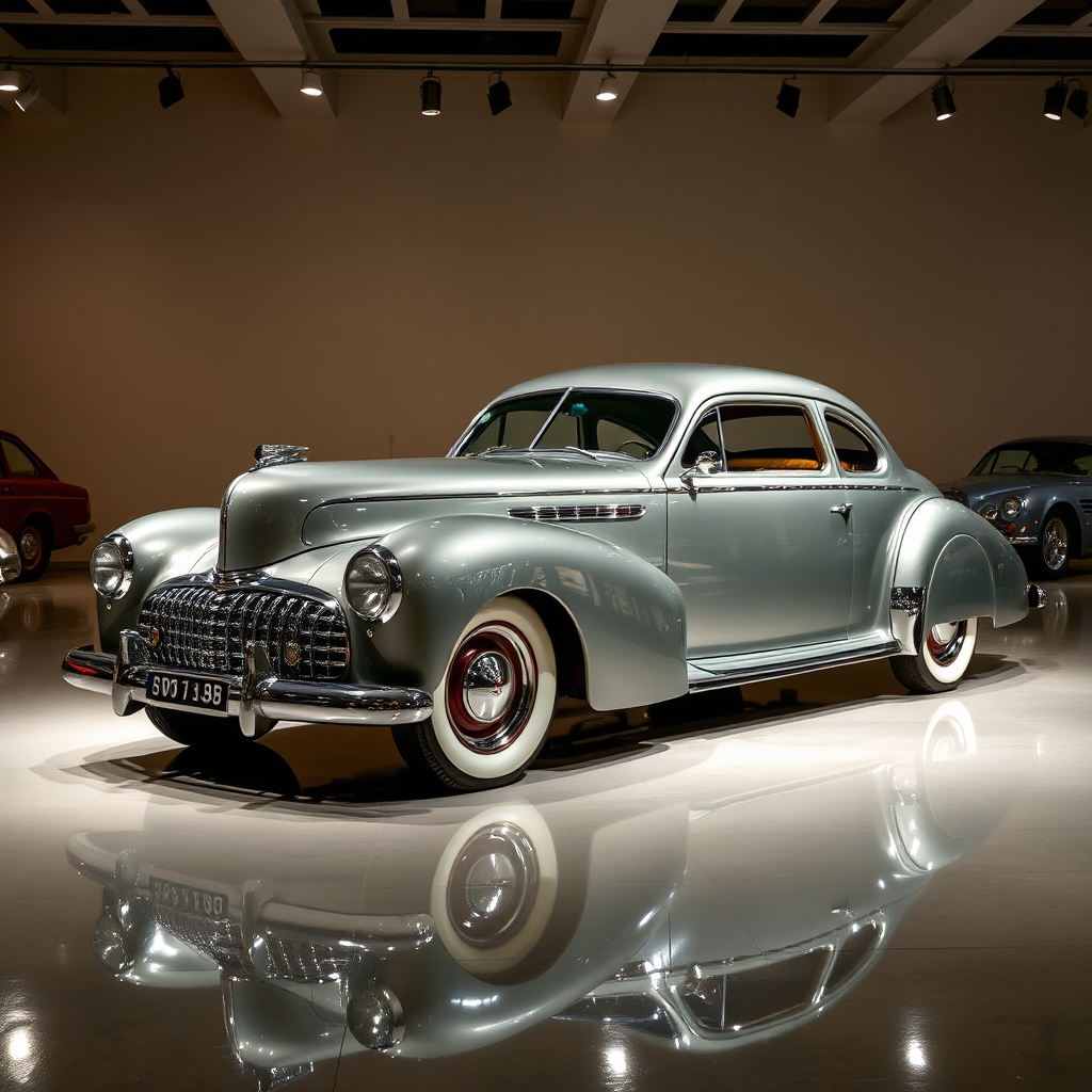 Portfolio: Vintage coupe in controlled lighting