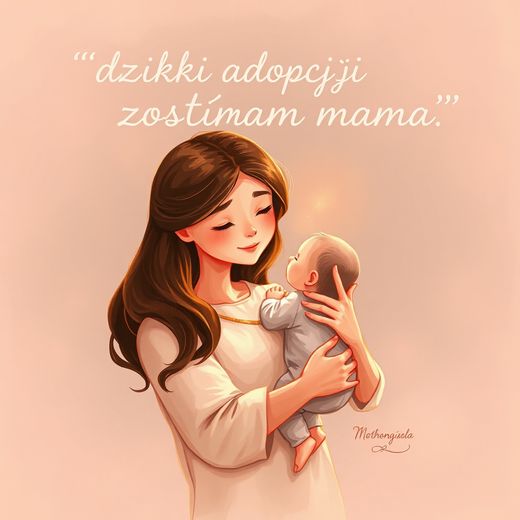 Dzięki adopcji zostałam mamą - okładka